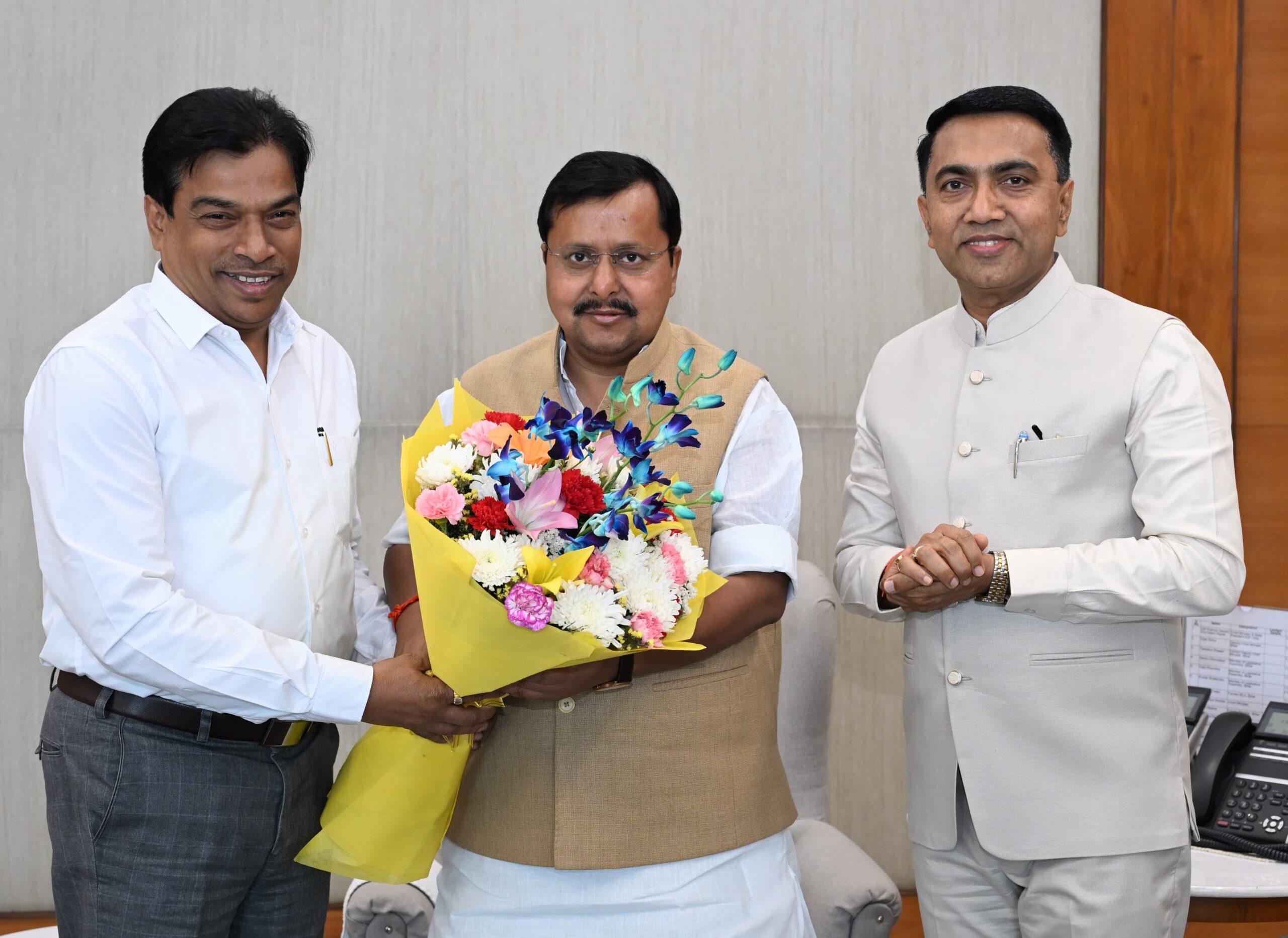 CM Pramod Sawant Meets BJP National President Nitin Nabin; Focus on Strengthening Party Organisation