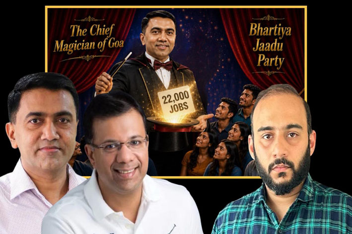 भारतीय जादू पार्टीचा गोव्याचा चीफ मॅजीशियन २०,००० नोकऱ्या निर्माण करणार