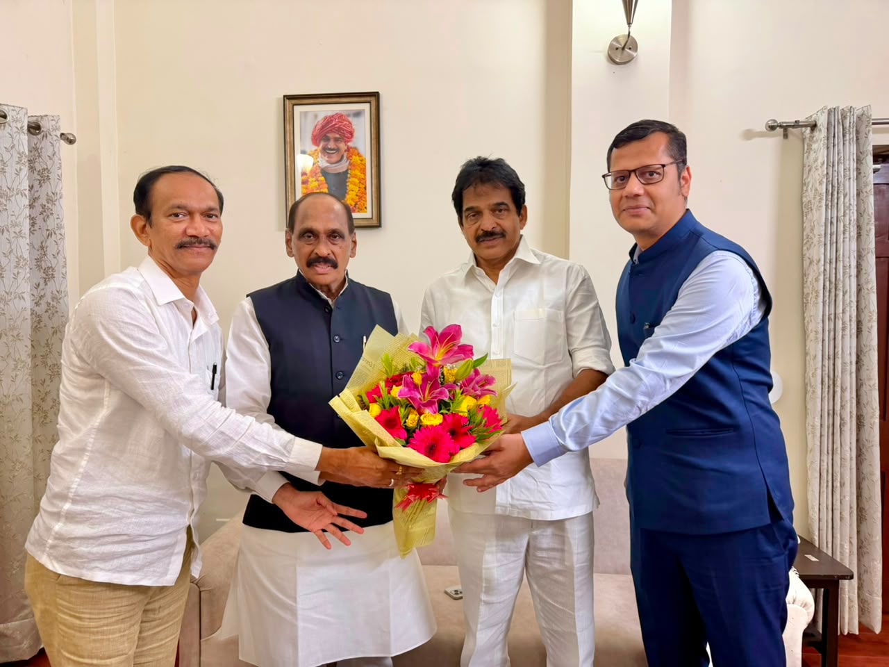 GOA CONGRESS LEADERS MEET K.C. VENUGOPAL IN DELHI; DISCUSS ORGANISATIONAL STRENGTHENING AND PREPARATIONS FOR KHARGE’S GOA VISIT