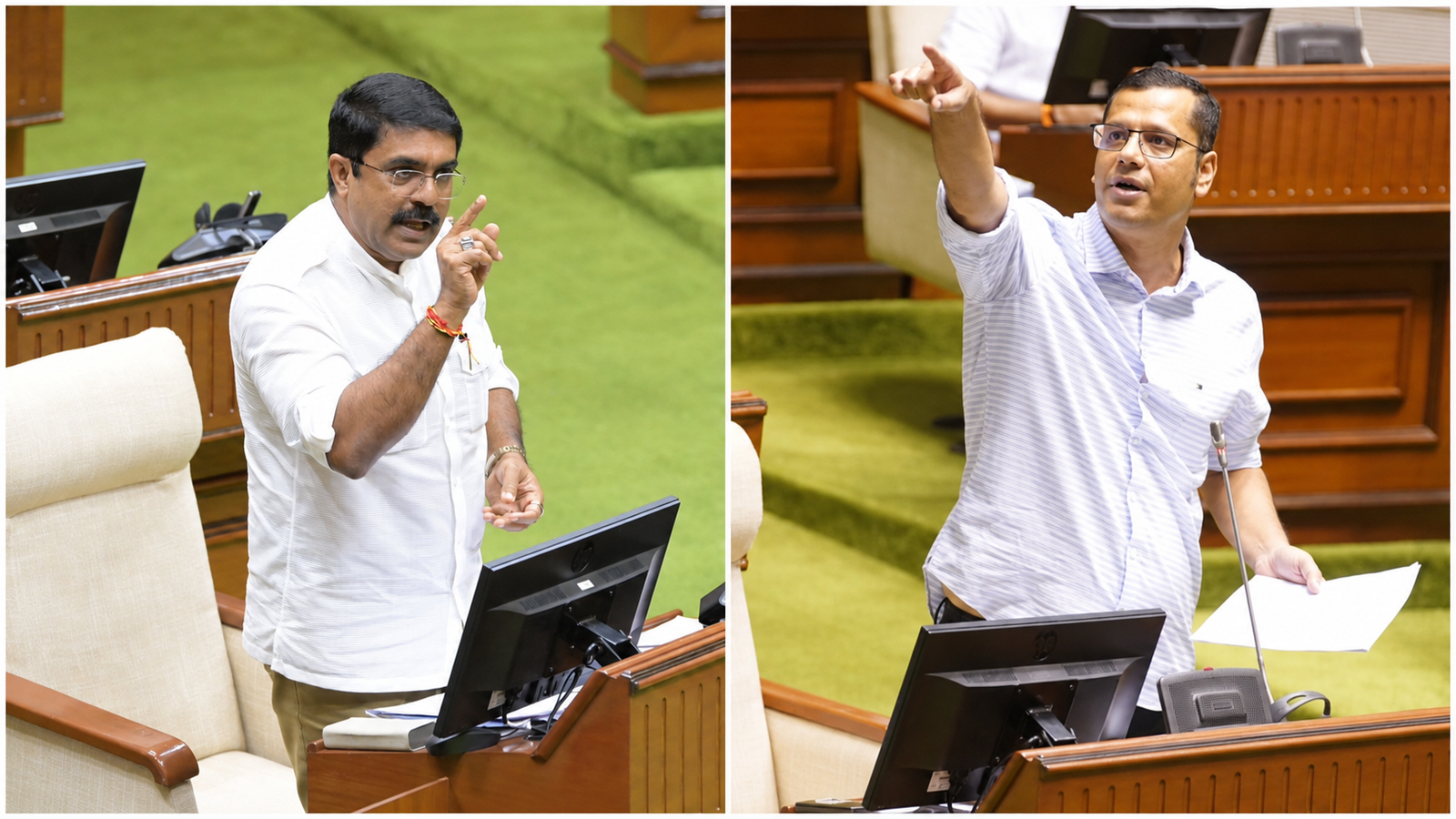 Sardesai’s ‘Hat-Trick’ Jibe Sparks Yuri Alemao Retort Over Opposition Alliance