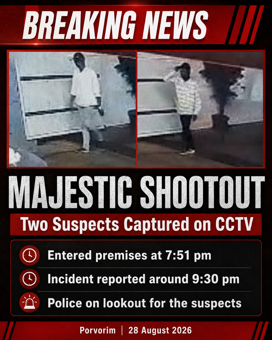 Majestic Casino Firing: Two Assailants Fire Three Rounds at Director Srinivas Nayak, Bodyguard Fires Back