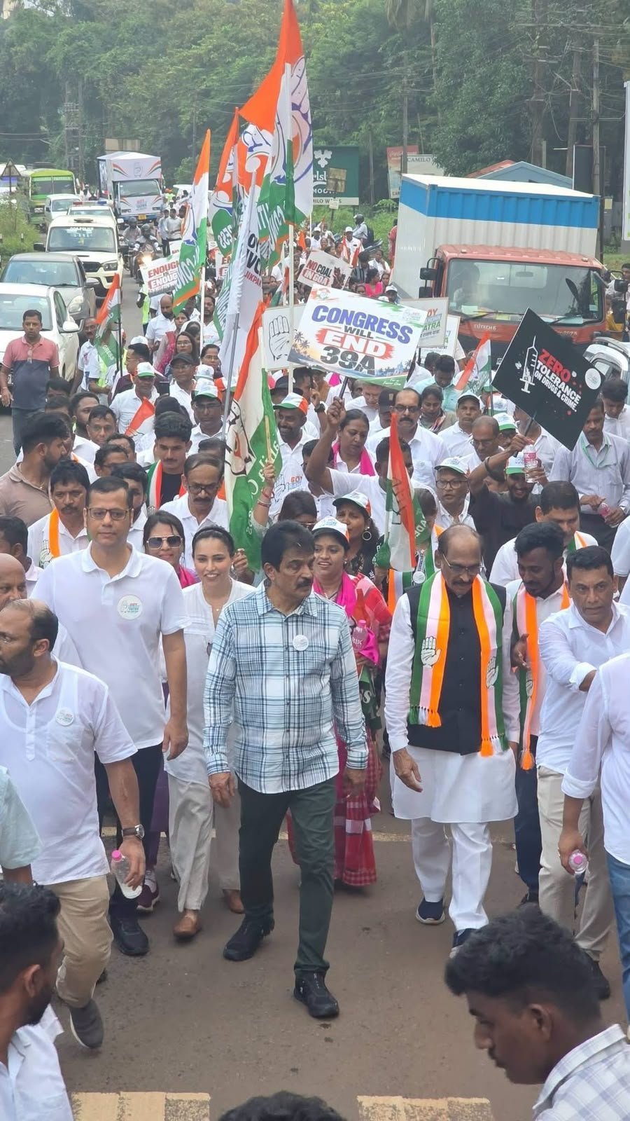 Venugopal Leads Congress Attack on BJP During Goy Rakhan Yatra, Calls for ‘Protecting Goa’