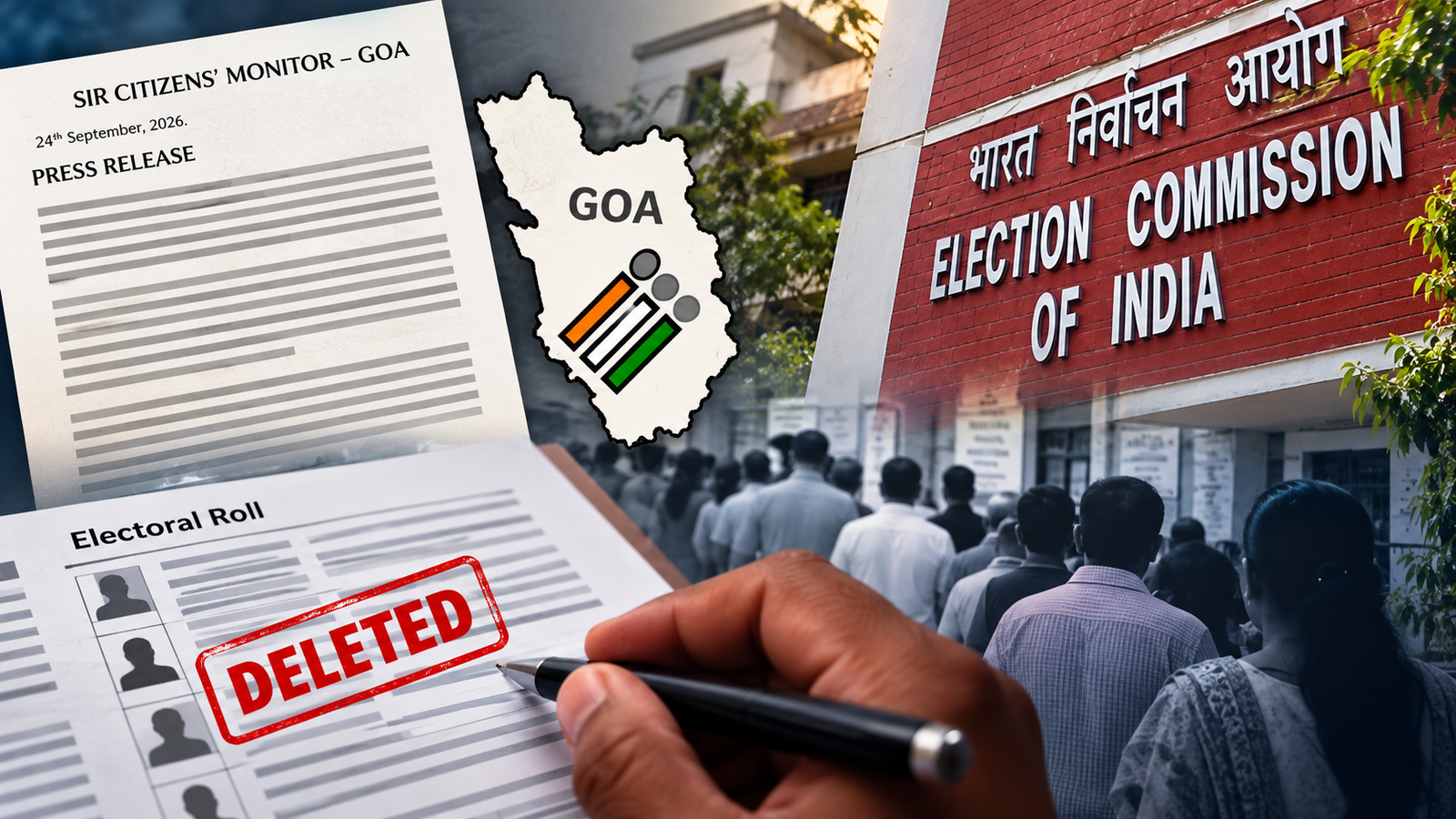 SIR Citizens’ Monitor Questions Legality of Goa Electoral Roll Revision, Blames ECI for ‘Haphazard and Arbitrary’ Process
