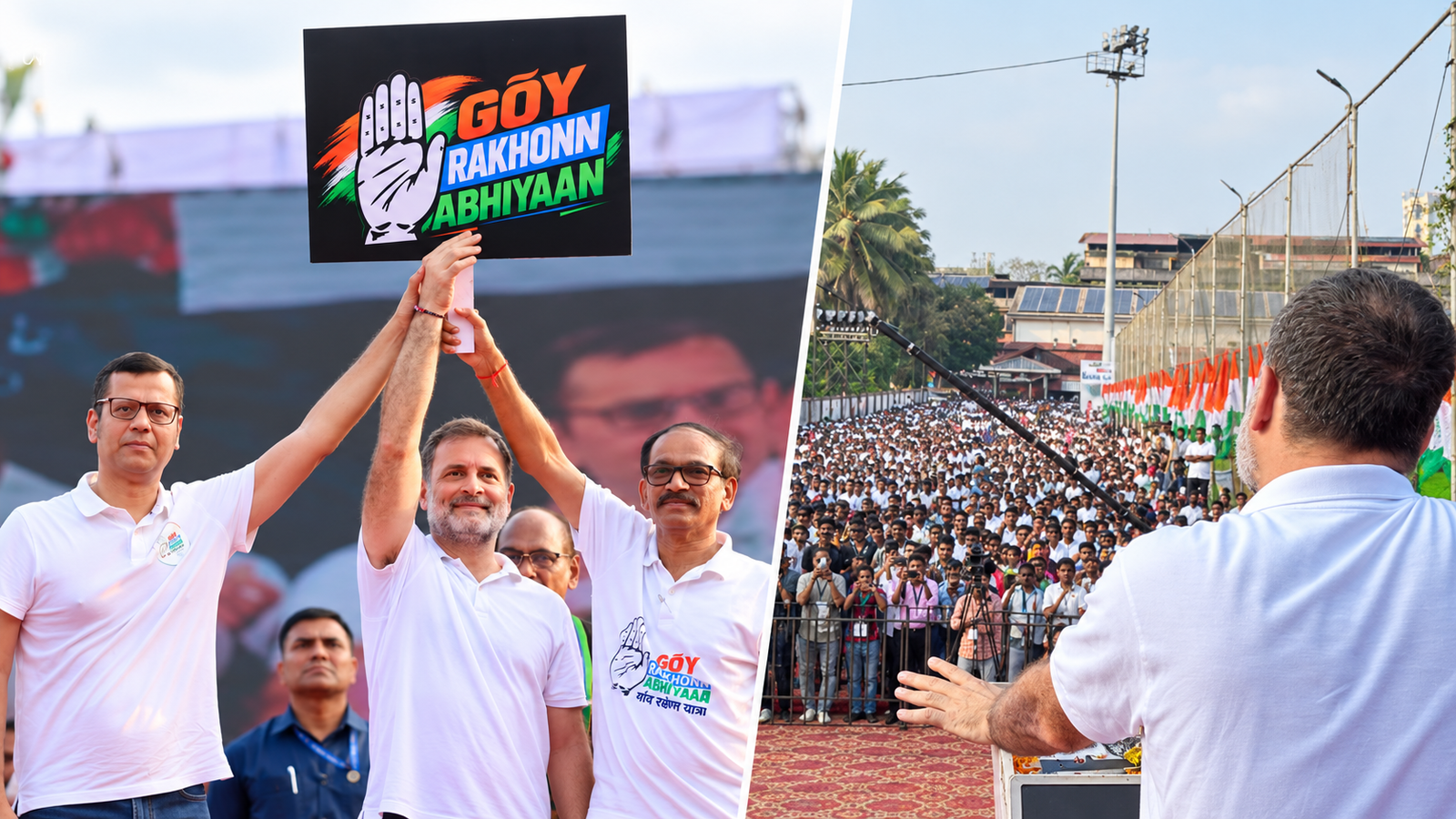 Rahul Gandhi Sounds 2027 Poll Bugle in Goa, Accuses BJP of Land Grab, Corruption and Unemployment