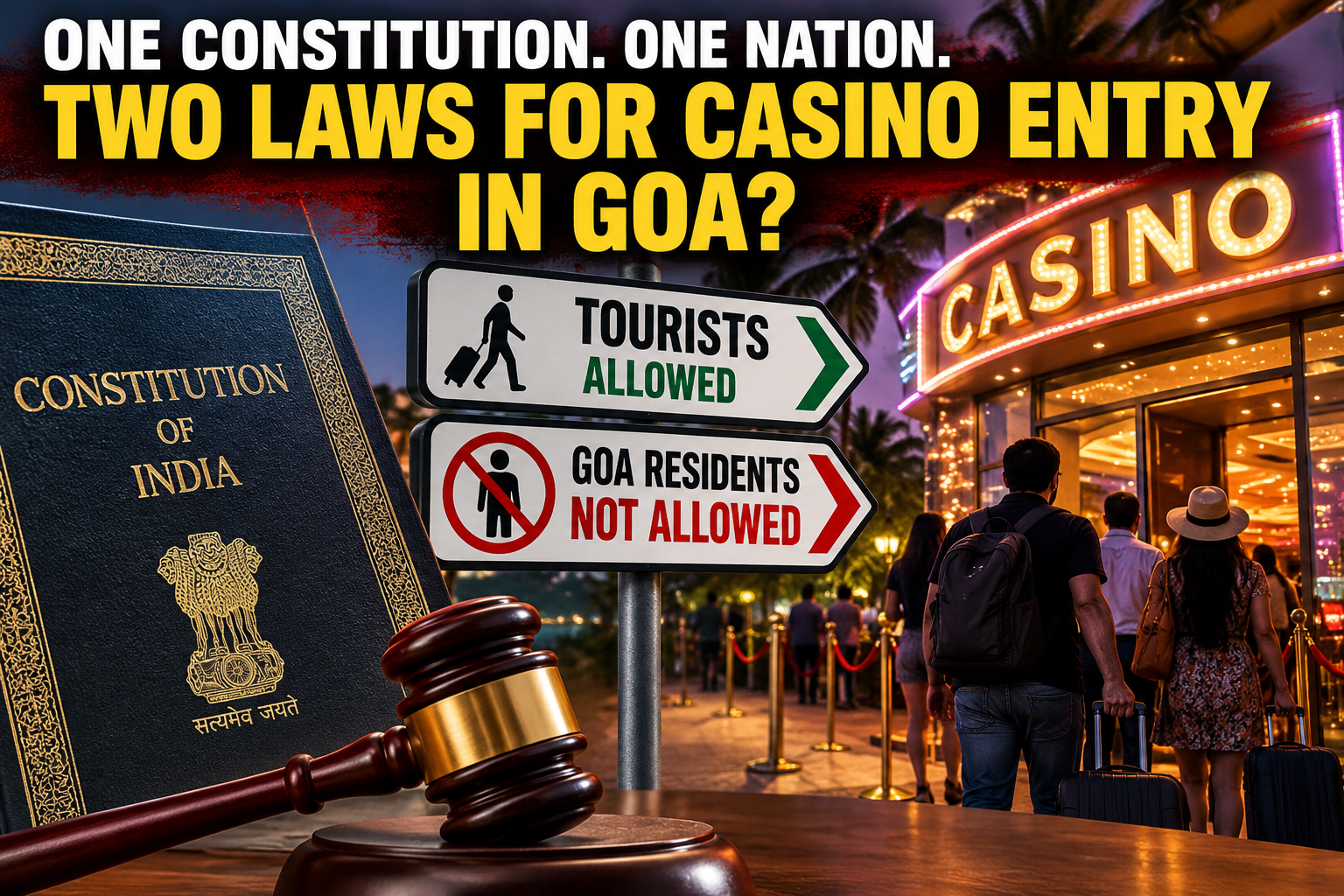 One Constitution, One Nation, Two Rules for Casino Entry in Goa?
